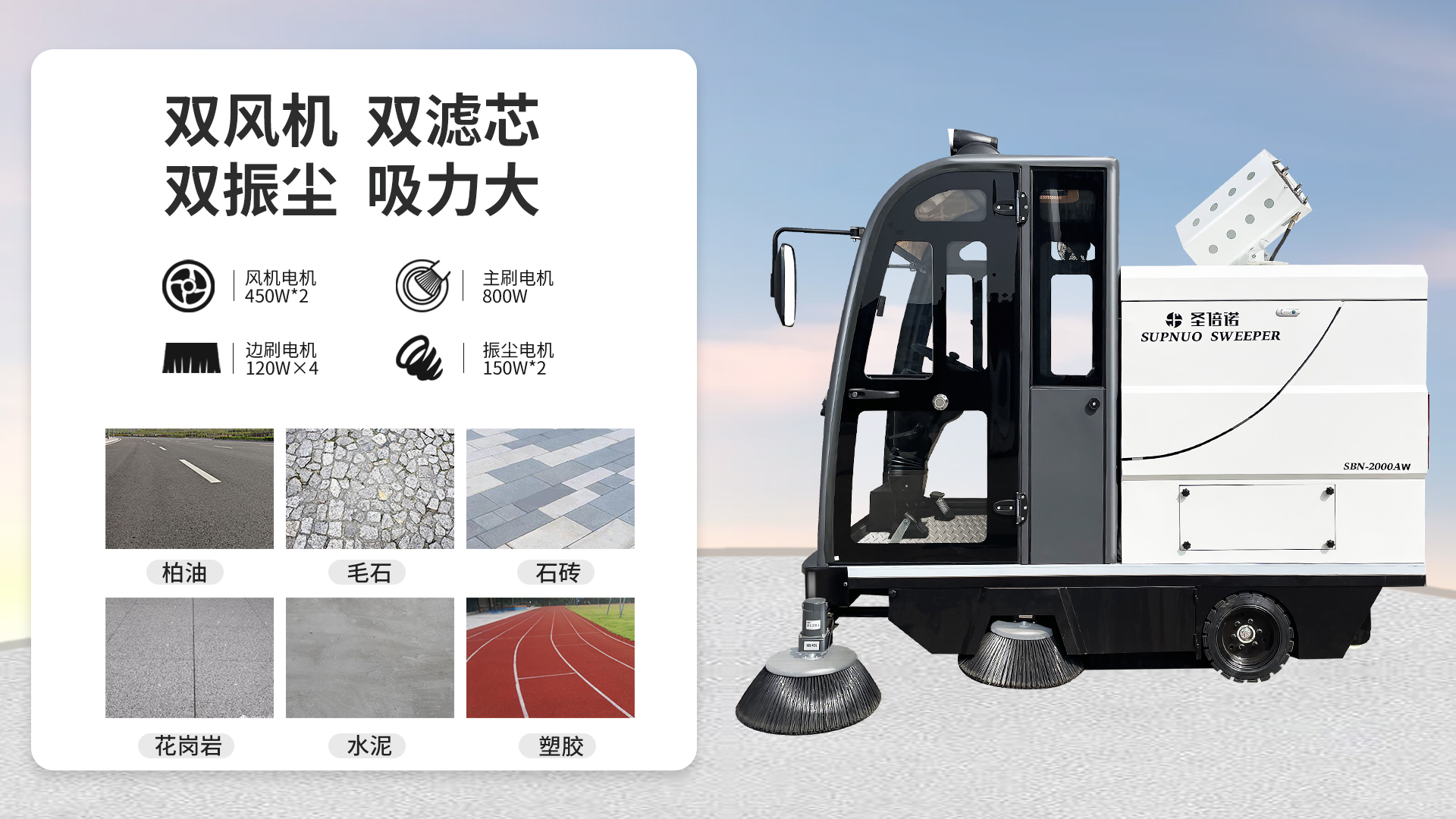双鸭山电动扫地车的优势与应用场景